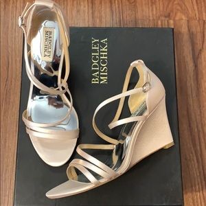 Badgley Mischka Bonanza Light Pink Heels